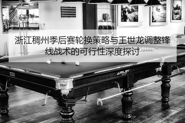 浙江稠州季后赛轮换策略与王世龙调整锋线战术的可行性深度探讨